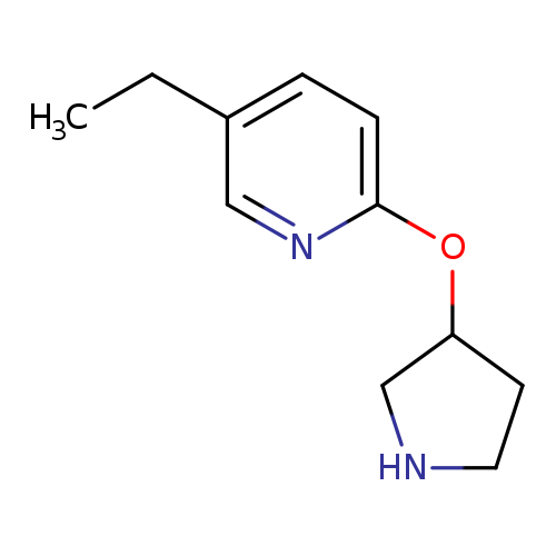 5-ethyl-2-(pyrrolidin-3-yloxy)pyridine