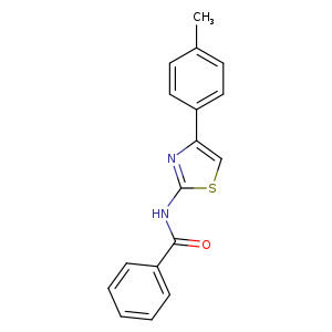 Benzamide, N-[4-(4-methylphenyl)-2-thiazolyl]-