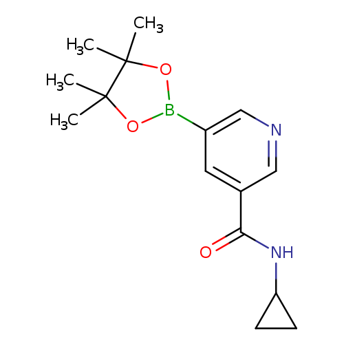 N-Cyclopropyl-5-(4,4,5,5-tetramethyl-1,3,2-dioxaborolan-2-yl)nicotinamide
