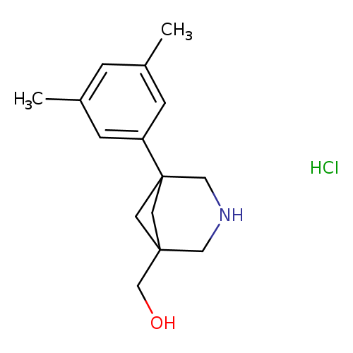 [5-(3,5-dimethylphenyl)-3-azabicyclo[3.1.1]heptan-1-yl]methanol hydrochloride