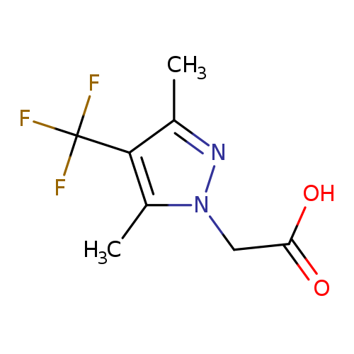 2-[3,5-dimethyl-4-(trifluoromethyl)-1H-pyrazol-1-yl]acetic acid
