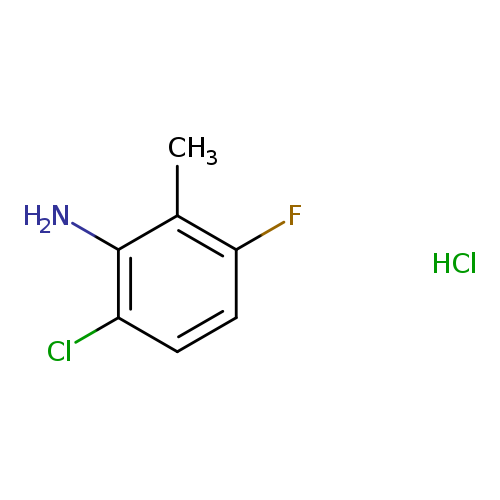 6-chloro-3-fluoro-2-methylaniline hydrochloride
