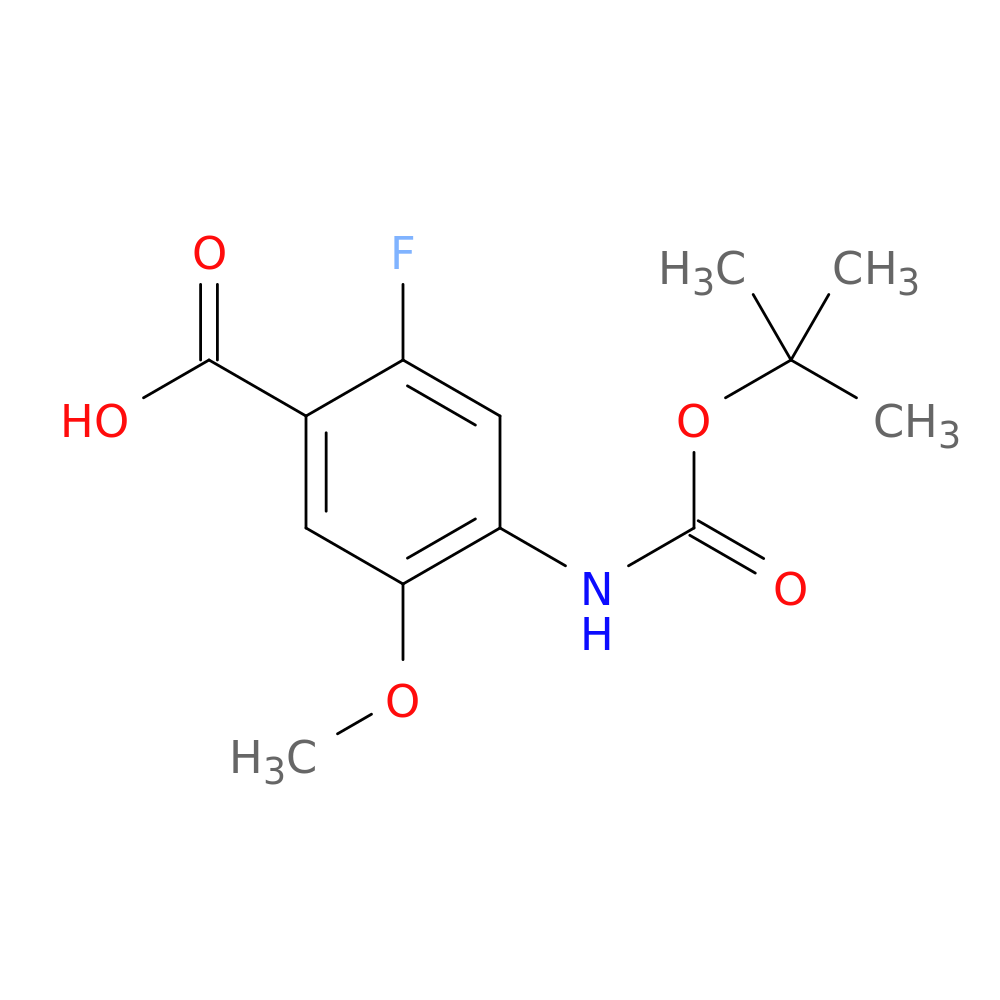 4-{[(tert-butoxy)carbonyl]amino}-2-fluoro-5-methoxybenzoic acid