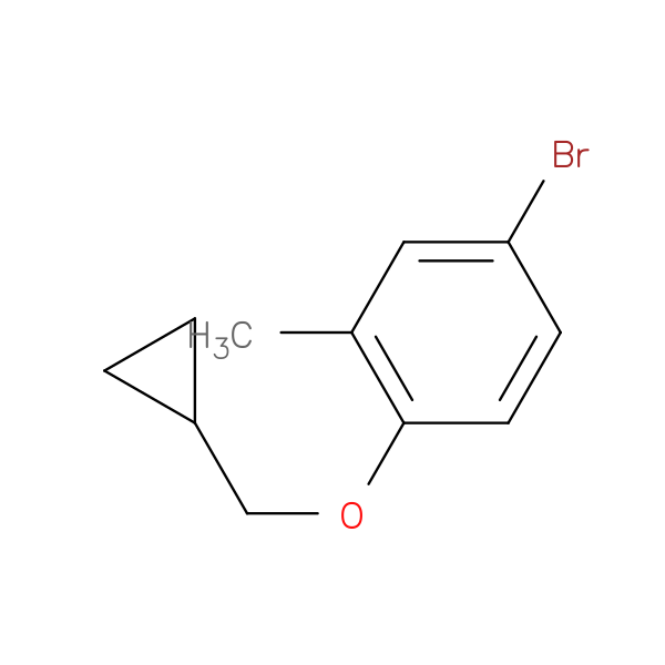 4-Bromo-1-(cyclopropylmethoxy)-2-methylbenzene