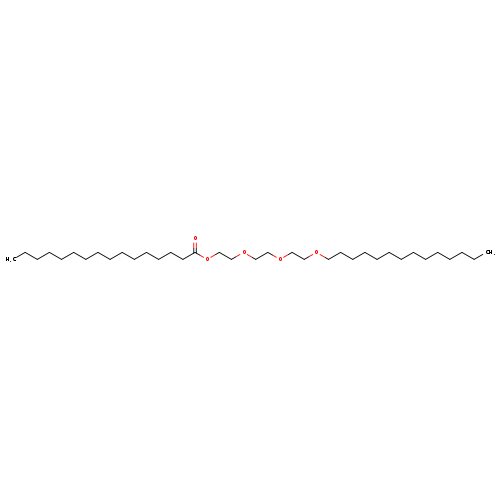Hexadecanoic acid,2-[2-[2-(tetradecyloxy)ethoxy]ethoxy]ethyl ester