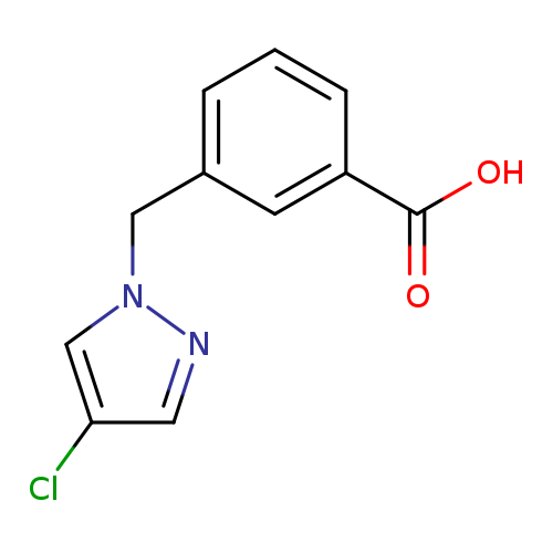 3-((4-Chloro-1H-pyrazol-1-yl)methyl)benzoic acid