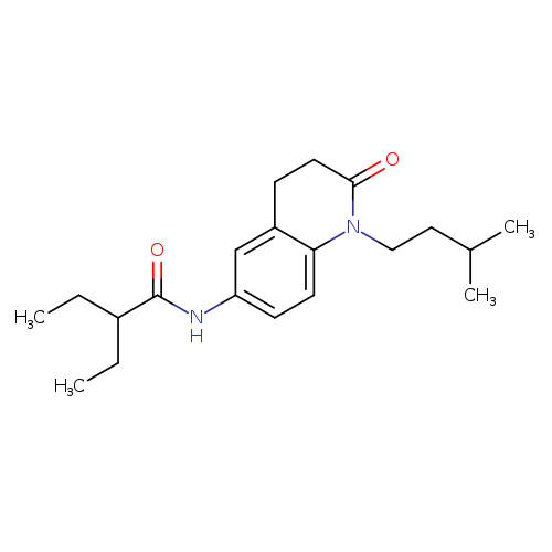 2-ethyl-N-[1-(3-methylbutyl)-2-oxo-1,2,3,4-tetrahydroquinolin-6-yl]butanamide