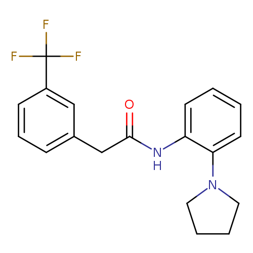 N-[2-(pyrrolidin-1-yl)phenyl]-2-[3-(trifluoromethyl)phenyl]acetamide