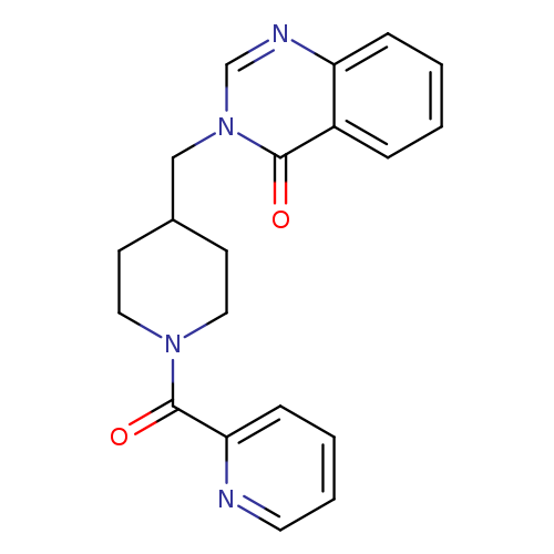3-{[1-(pyridine-2-carbonyl)piperidin-4-yl]methyl}-3,4-dihydroquinazolin-4-one
