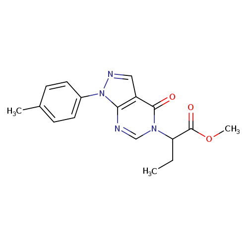 methyl 2-[1-(4-methylphenyl)-4-oxo-1H,4H,5H-pyrazolo[3,4-d]pyrimidin-5-yl]butanoate