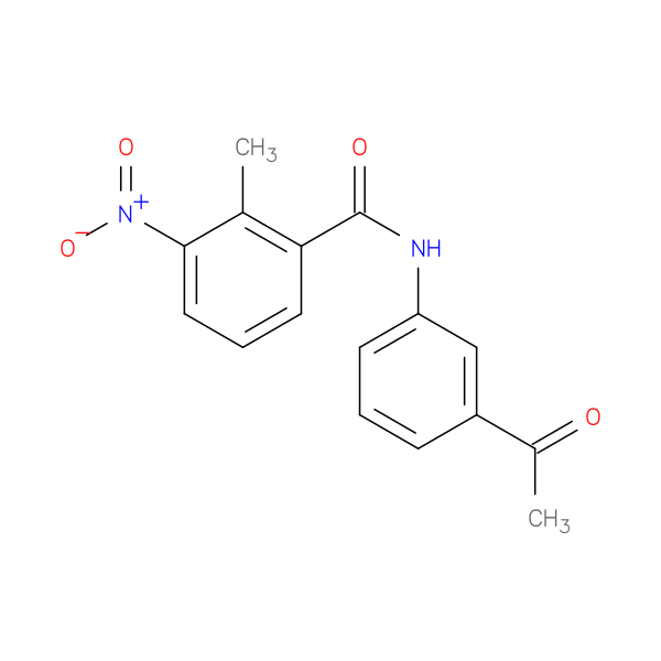 N-(3-acetylphenyl)-2-methyl-3-nitrobenzamide