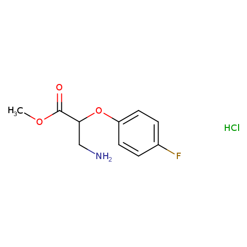 methyl 3-amino-2-(4-fluorophenoxy)propanoate hydrochloride