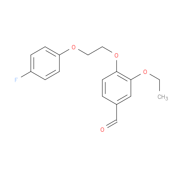 3-ethoxy-4-[2-(4-fluorophenoxy)ethoxy]benzaldehyde