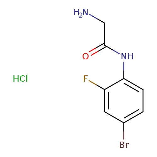 N~1~-(4-bromo-2-fluorophenyl)glycinamide hydrochloride