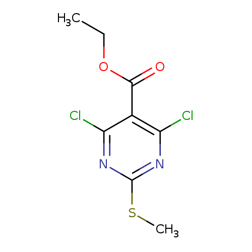 Ethyl 4,6-dichloro-2-(methylthio)pyrimidine-5-carboxylate