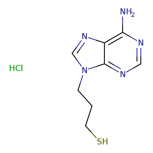3-(6-amino-9H-purin-9-yl)propane-1-thiol hydrochloride