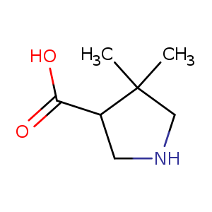 3-Pyrrolidinecarboxylic acid, 4,4-dimethyl-