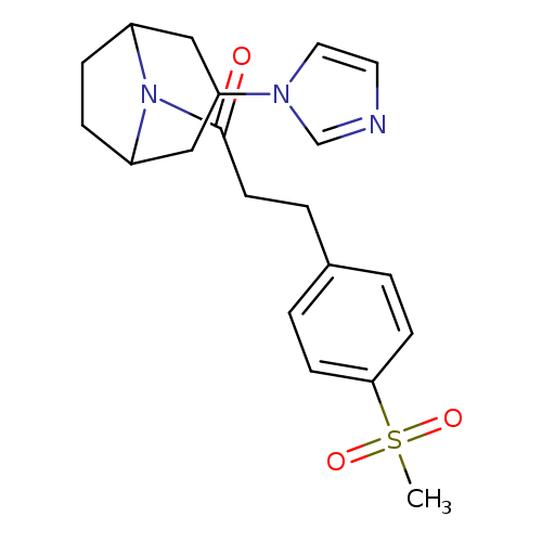 1-[3-(1H-imidazol-1-yl)-8-azabicyclo[3.2.1]octan-8-yl]-3-(4-methanesulfonylphenyl)propan-1-one