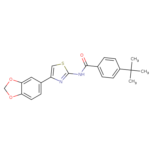 N-[4-(2H-1,3-benzodioxol-5-yl)-1,3-thiazol-2-yl]-4-tert-butylbenzamide