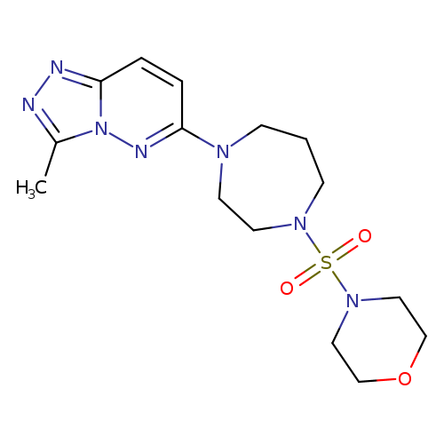 1-{3-methyl-[1,2,4]triazolo[4,3-b]pyridazin-6-yl}-4-(morpholine-4-sulfonyl)-1,4-diazepane