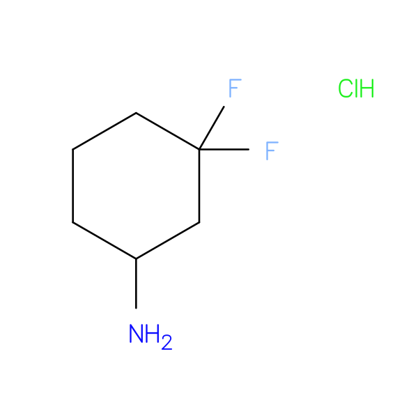 Cyclohexanamine, 3,3-difluoro-, hydrochloride (1:1)