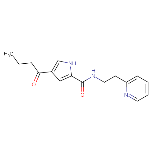 4-butanoyl-N-[2-(pyridin-2-yl)ethyl]-1H-pyrrole-2-carboxamide