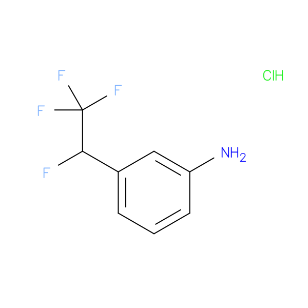 3-(1,2,2,2-tetrafluoroethyl)aniline hydrochloride