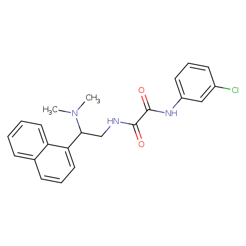 N'-(3-chlorophenyl)-N-[2-(dimethylamino)-2-(naphthalen-1-yl)ethyl]ethanediamide