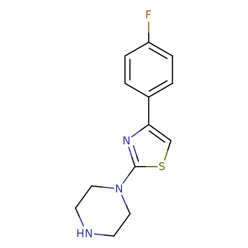 1-[4-(4-Fluorophenyl)-1,3-thiazol-2-yl]piperazine trihydrate