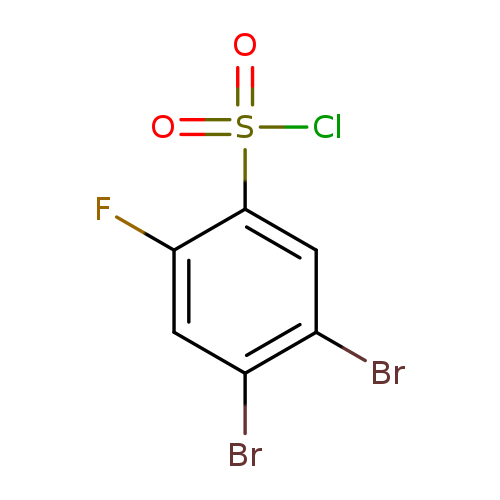 4,5-Dibromo-2-fluorobenzene-1-sulfonyl chloride