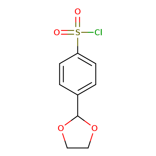 4-(1,3-dioxolan-2-yl)benzene-1-sulfonylchloride