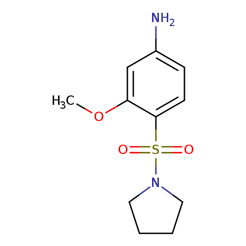 3-methoxy-4-(pyrrolidine-1-sulfonyl)aniline