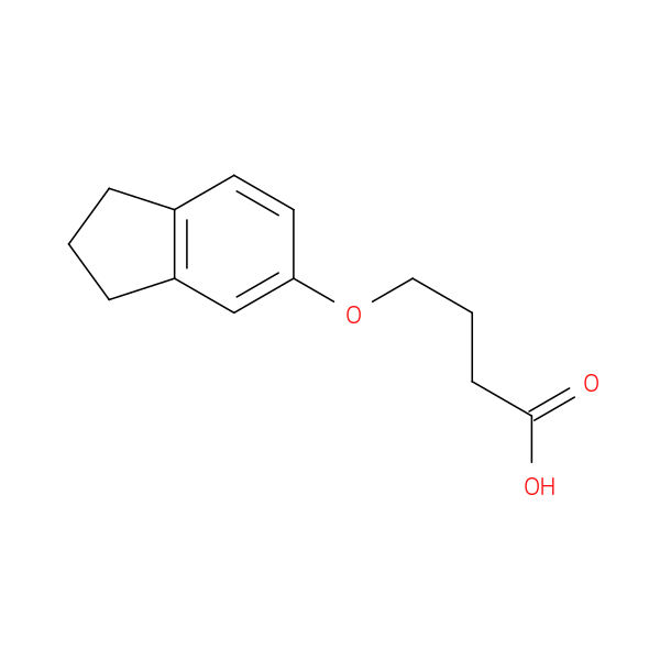 4-(2,3-dihydro-1H-inden-5-yloxy)butanoic acid