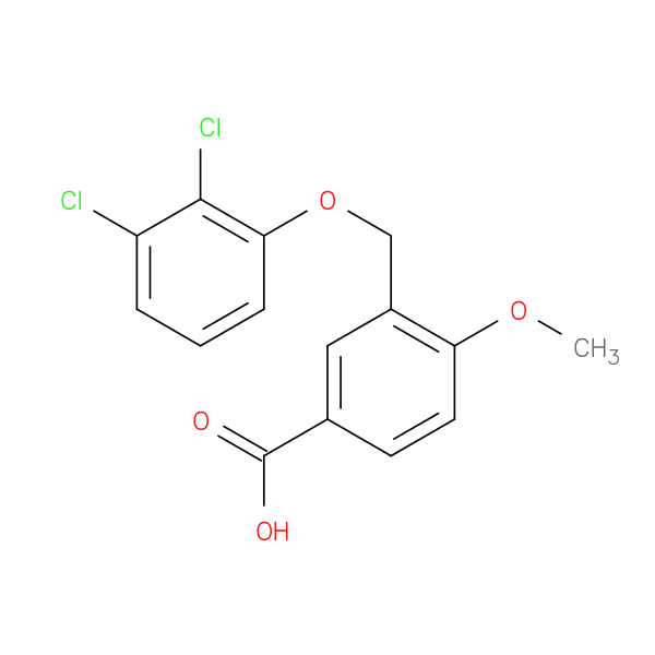 3-[(2,3-dichlorophenoxy)methyl]-4-methoxybenzoic acid