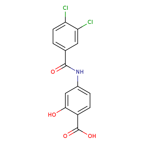 4-(3,4-dichlorobenzamido)-2-hydroxybenzoic acid
