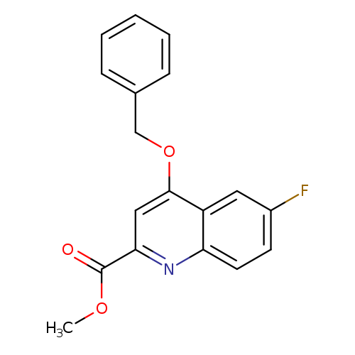 methyl 4-(benzyloxy)-6-fluoroquinoline-2-carboxylate