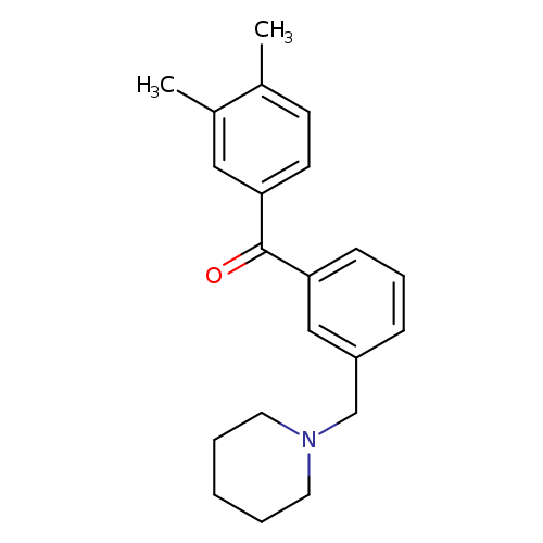 3,4-Dimethyl-3'-piperidinomethyl benzophenone