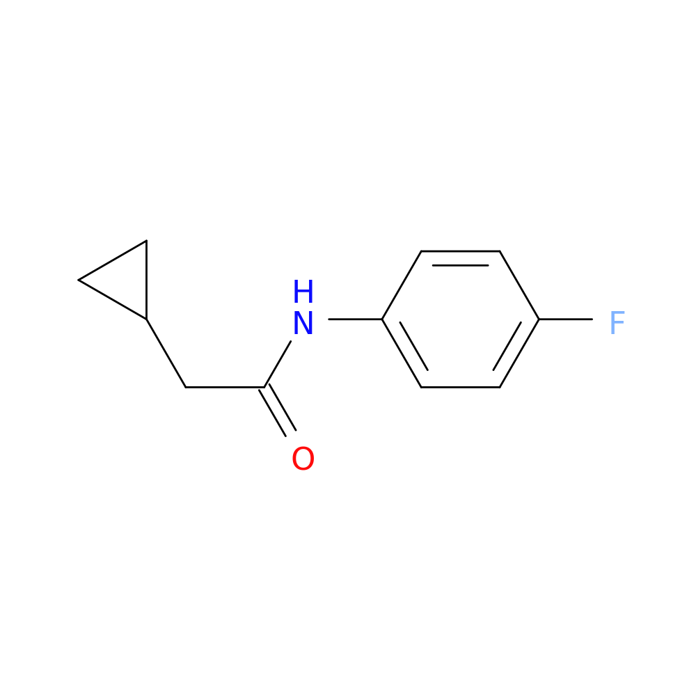 2-cyclopropyl-N-(4-fluorophenyl)acetamide