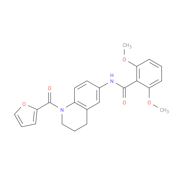 N-[1-(furan-2-carbonyl)-1,2,3,4-tetrahydroquinolin-6-yl]-2,6-dimethoxybenzamide