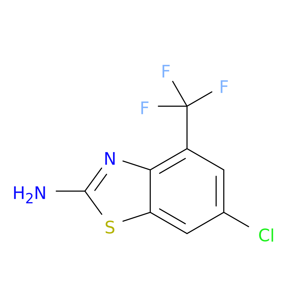 2-Amino-6-chloro-4-(trifluoromethyl)benzo[d]thiazole