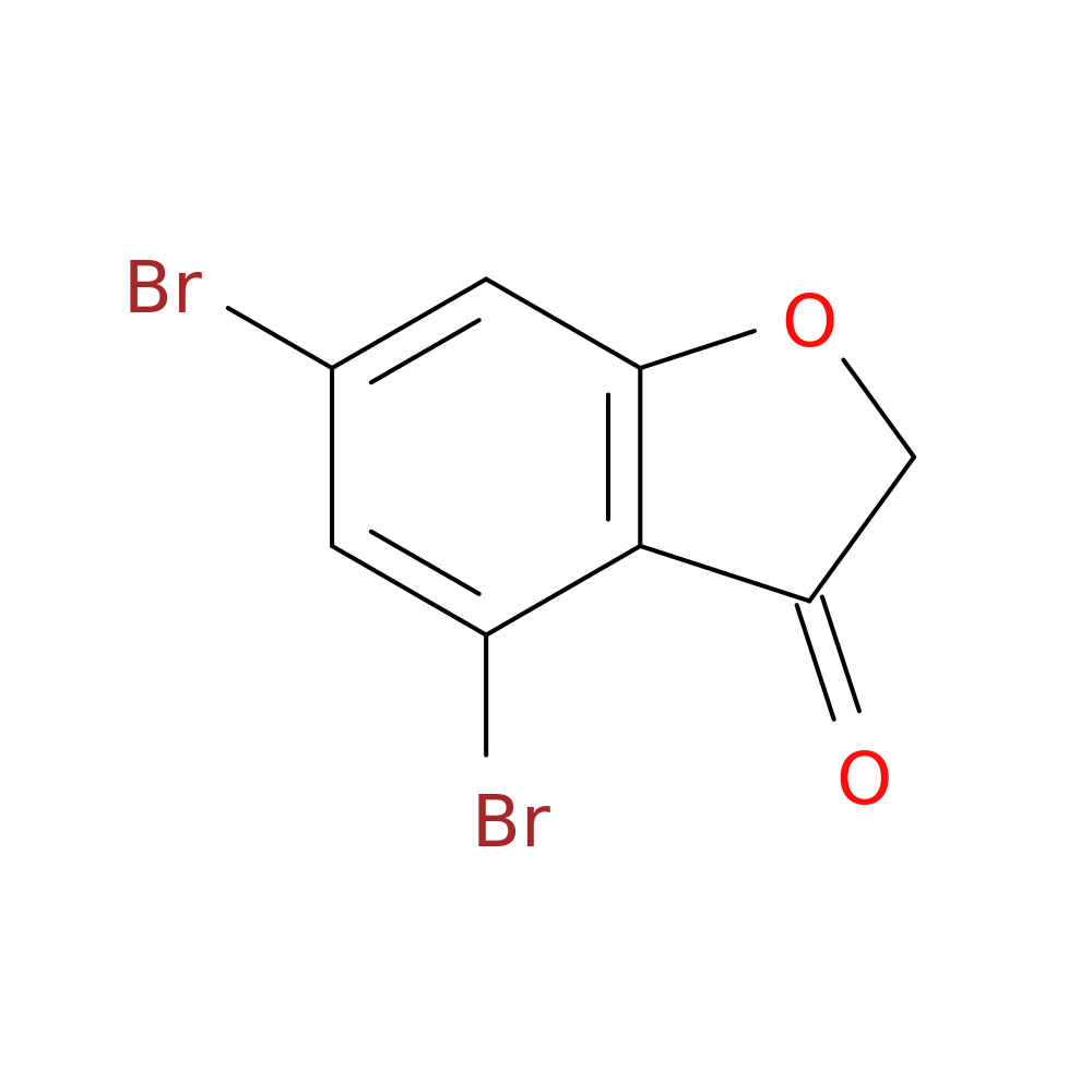 4,6-dibromo-2,3-dihydro-1-benzofuran-3-one