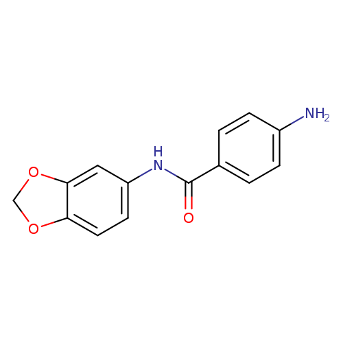 4-AMINO-N-(1,3-DIOXAINDAN-5-YL)BENZAMIDE
