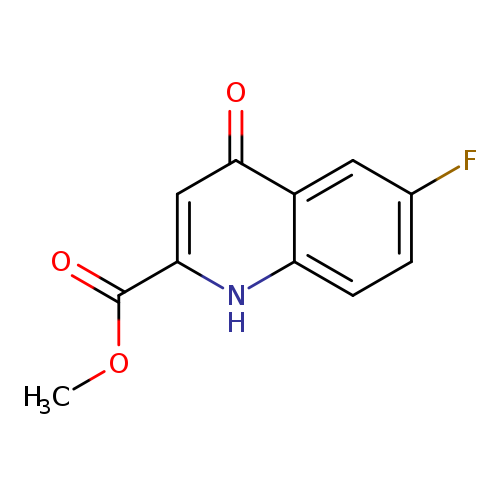 6-Fluoro-4-hydroxy-2-methoxycarbonylquinoline