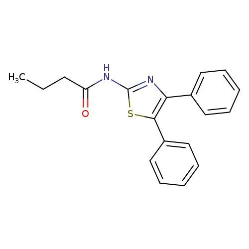 N-(4,5-diphenyl-1,3-thiazol-2-yl)butanamide