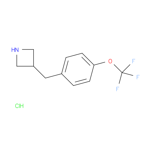Azetidine, 3-[[4-(trifluoromethoxy)phenyl]methyl]-, hydrochloride (1:1)