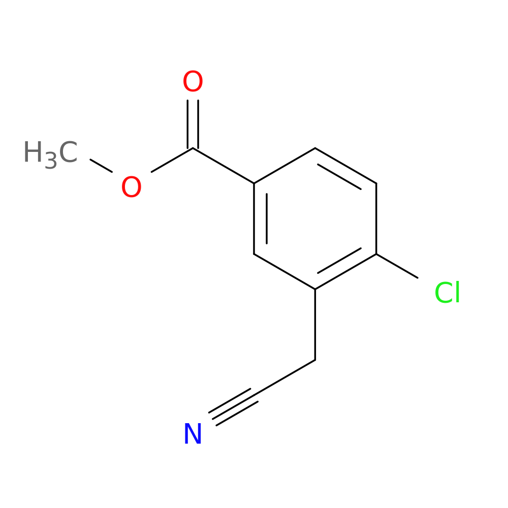 4-Chloro-3-(cyanomethyl)benzoic acid methyl ester