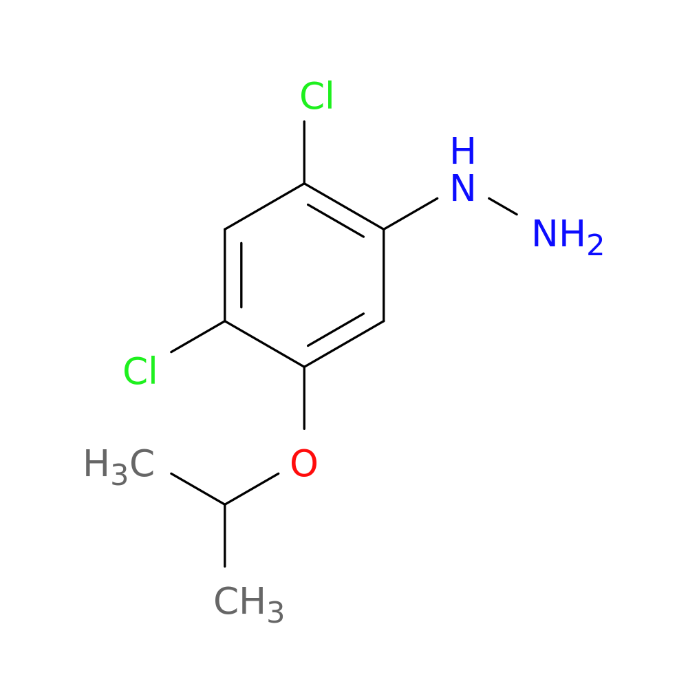 (2,4-Dichloro-5-isopropoxyphenyl)hydrazine
