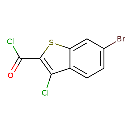 6-Bromo-3-chloro-1-benzothiophene-2-carbonyl chloride