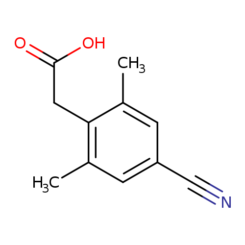 2-(4-Cyano-2,6-dimethylphenyl)acetic acid