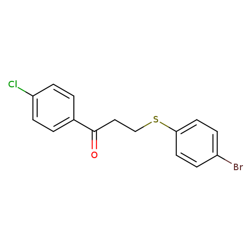 3-[(4-bromophenyl)sulfanyl]-1-(4-chlorophenyl)propan-1-one
